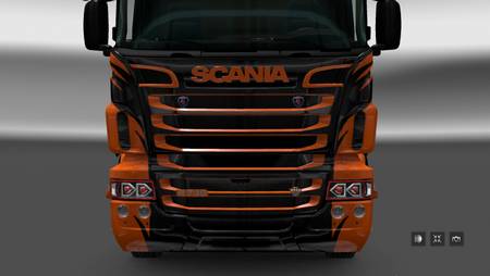 Фары для Scania RS & T для Euro Truck Simulator 2