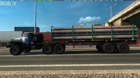 Mod Урал 43202 Полярник - Пак прицепов для ETS 2