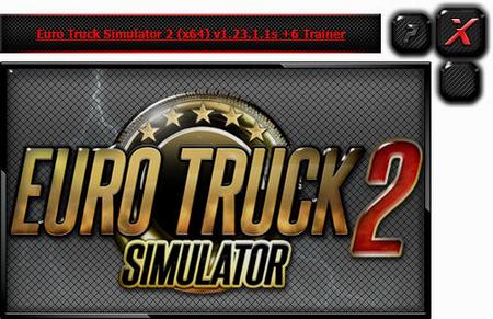 Euro Truck Simulator 2 трейнер +6 v1.23.1.1s 64 Bit {HoG}