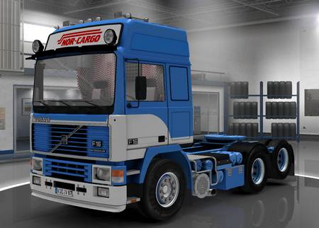 Mod Грузовик Volvo F16 Nor Cargo для Euro Truck Simulator 2