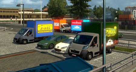 Mod Мини фургоны в трафик для Euro Truck Simulator 2