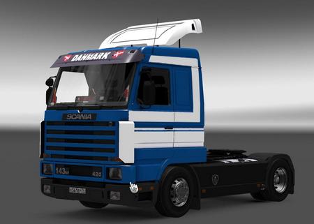 Mod Scania 143 + прицеп SHMITZ для Euro Truck Simulator 2