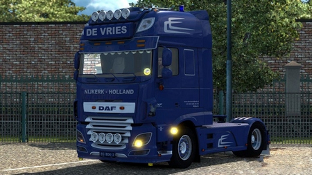 Mod Грузовик DAF De Vries для Euro Truck Simulator 2