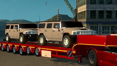 Mod Прицеп HUMMER для Euro Truck Simulator 2