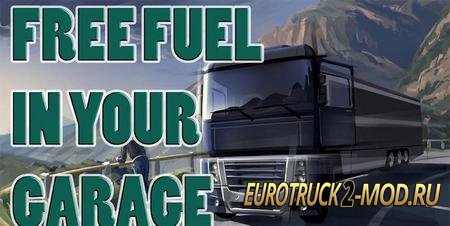 Mod Бесплатное топливо для Euro Truck Simulator 2