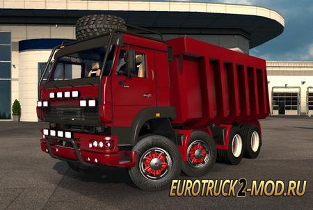 Mod Камаз 8x8 Monster [1.27] для Euro Truck Simulator 2