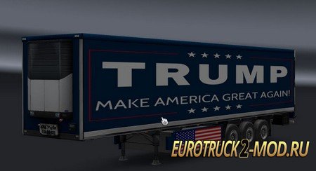 Mod Прицеп Donald Trump для Euro Truck Simulator 2