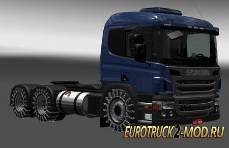 Mod Грузовик Scania P для Euro Truck Simulator 2