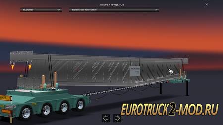 Mod Прицеп Stahlbruecke для Euro Truck Simulator 2