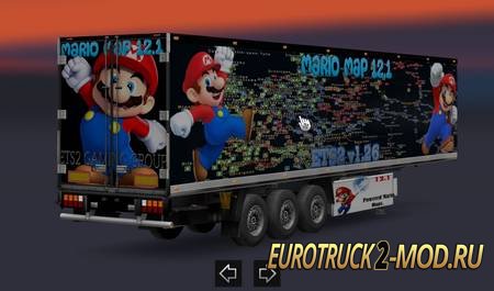 Mod Прицеп Mario Map для  Euro Truck Simulator 2