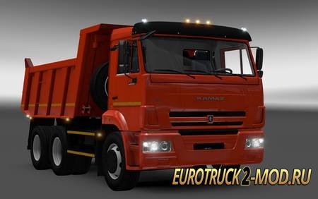 Грузовик Камаз 65115-65116 v1.28 для Euro Truck Simulator 2