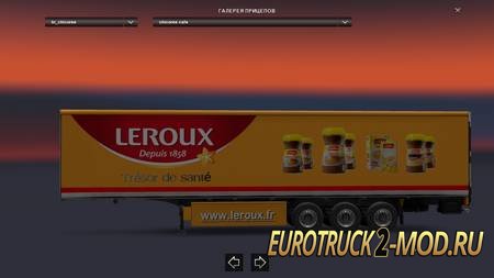 Mod Сборник Французских прицепов для Euro Truck Simulator 2