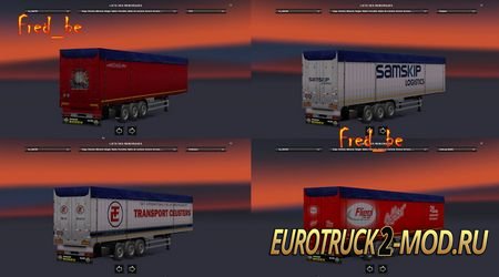 Mod Прицепы Bodex для Euro Truck Simulator 2