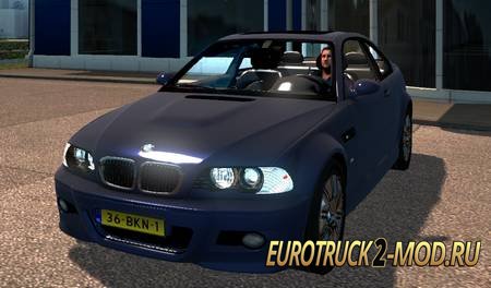 Mod BMW M3 E46 + M3 GTR E46 для Euro Truck Simulator 2