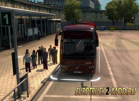 Mod Пассажирский для Euro Truck Simulator 2