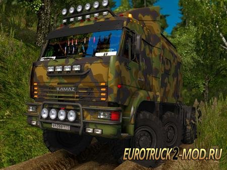 Mod Камаз 43-63-65 Offroad v1.27 для Euro Truck Simulator 2