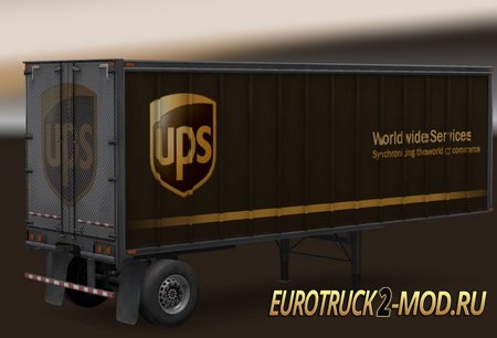 Mod Одноосные прицепы для Euro Truck Simulator 2