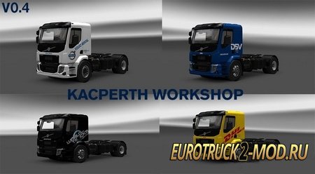 Mod Скины Volvo VM 2015 для Euro Truck Simulator 2