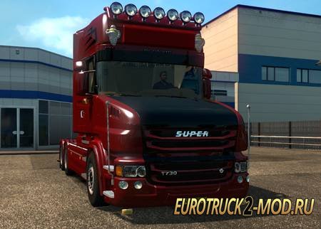 Mod Scania T730 V8 для Euro Truck Simulator 2