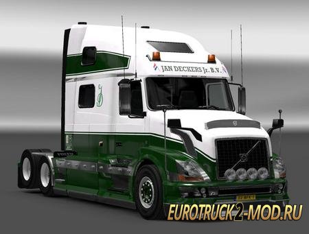 Volvo VNL 780 - Coolliner - Jan Deckers для Euro для Euro Truck Simulator 2