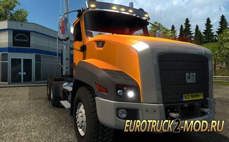 Mod Грузовик Cat CT660 v1.27 для Euro Truck Simulator 2