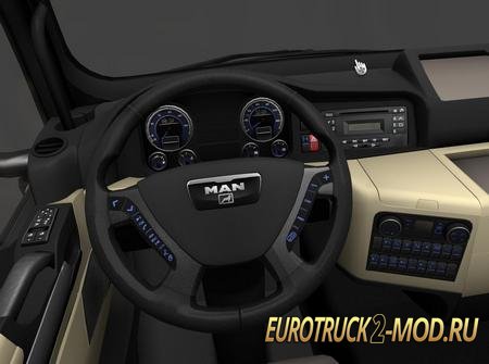 Mod Интерьер MAN для Euro Truck Simulator 2