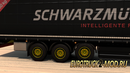 Mod Дефолтные колеса для Euro Truck Simulator 2