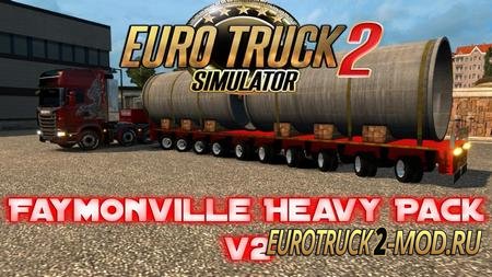 Mod Сборник тяжелых грузов "Faymonville" для ETS 2