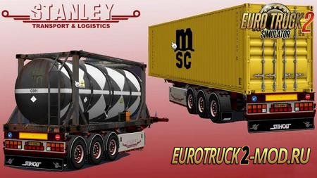 Mod Trailer Pack by Stanley для Euro Truck Simulator 2