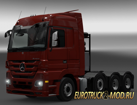 Mod Шасси 8х4 для грузовиков - Euro Truck Simulator 2