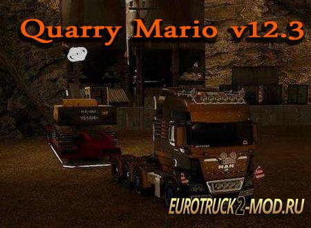 Mod Quarry Mario v12.3 для Euro Truck Simulator 2