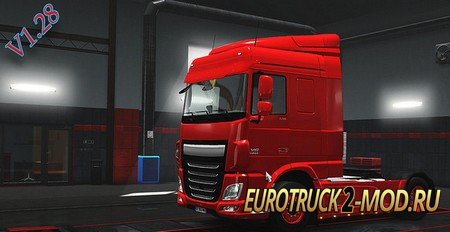 Mod Боковые юбки Daf E6 для Euro Truck Simulator 2