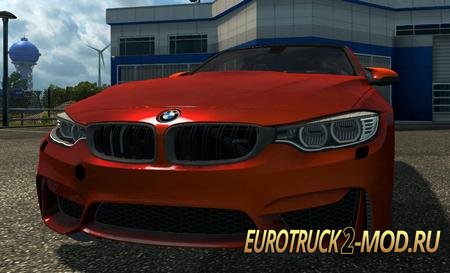 Mod BMW M4 F82 v 1.30 для Euro Truck Simulator 2