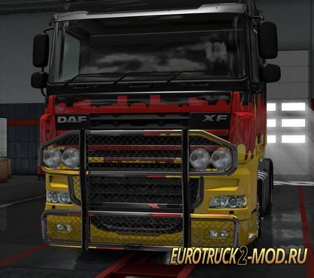 Mod Кенгурятник DAF Pack для Euro Truck Simulator 2