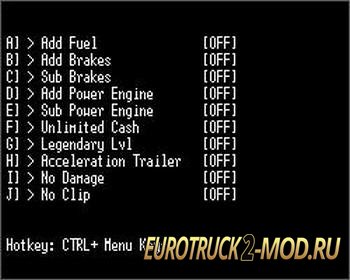 Euro Truck Simulator 2 трейнер Trainer +10 v1.30.1.3s 64bit {LIRW GHL}