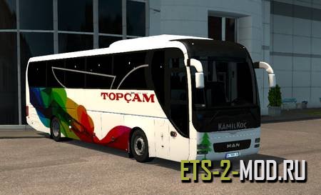 Mod Автобус Man Lion's Coach E6 для Euro Truck Simulator 2 v1.31