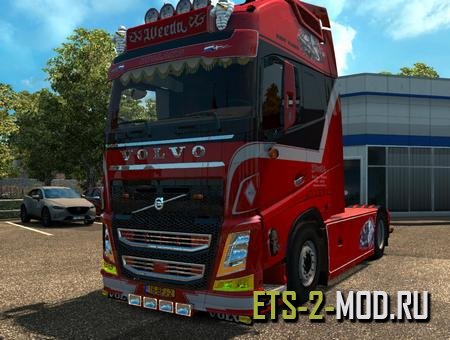 Mod Грузовик Volvo FH Weeda для Euro Truck Simulator 2