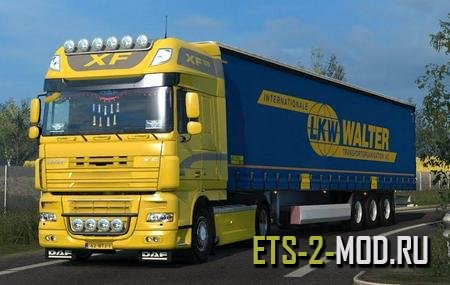 Mod Звук Daf XF Open Pipe для Euro Truck Simulator 2