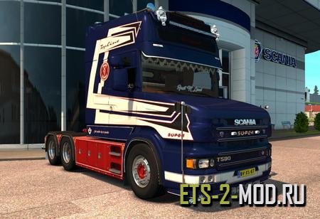 Mod Грузовик Scania T580 CM для Euro Truck Simulator 2 v1.33