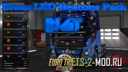 Mod Светодиодные маяки Britax для Euro Truck Simulator 2