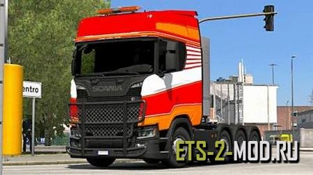 Mod Шасси 8х4 для Scania Euro Truck Simulator 2