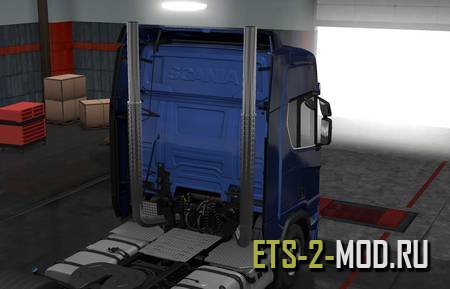 Mod Высокие трубы для Scania S &amp; R NextGen