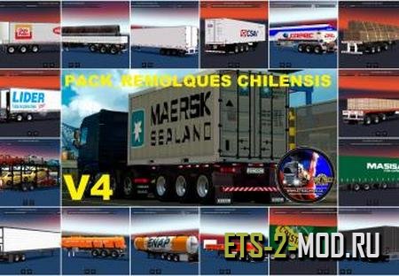 Mod Chilean Trailers Pack для Euro Truck Simulator 2