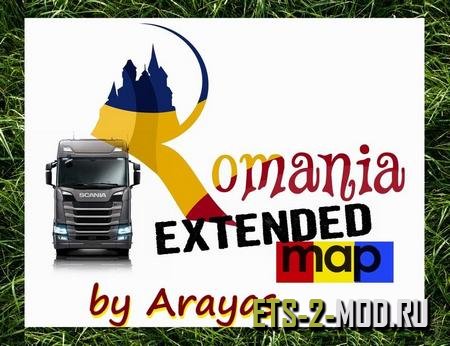 Mod Карта Romania Extended для Euro Truck Simulator 2 v1.33