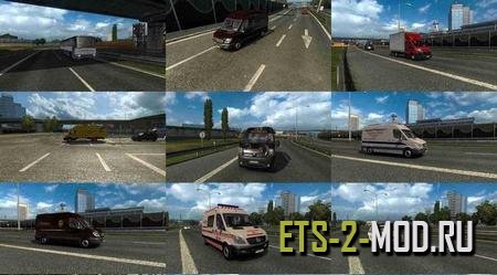 Mod Czech and Slovak AI Traffic Pack для Euro Truck Simulator 2