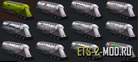 Mod Цементовозы для Euro Truck Simulator 2