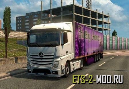 Mercedes Actros MP4 для Euro Truck Simulator 2 v1.33