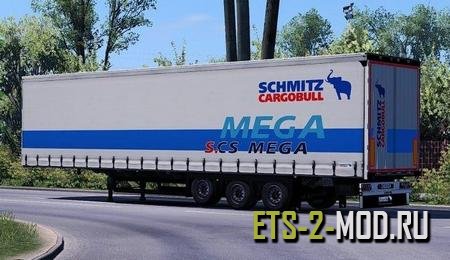 Mod Прицеп Schmitz S.CS Mega для Euro Truck Simulator 2