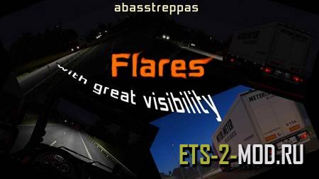 Mod Abasstreppas Flarepack v1.3.3 для Euro Truck Simulator 2