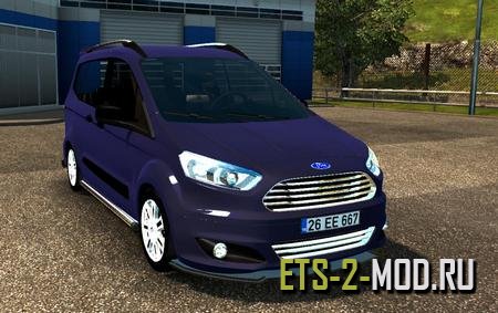 Mod Ford Tourneo Couirier для Euro Truck Simulator 2